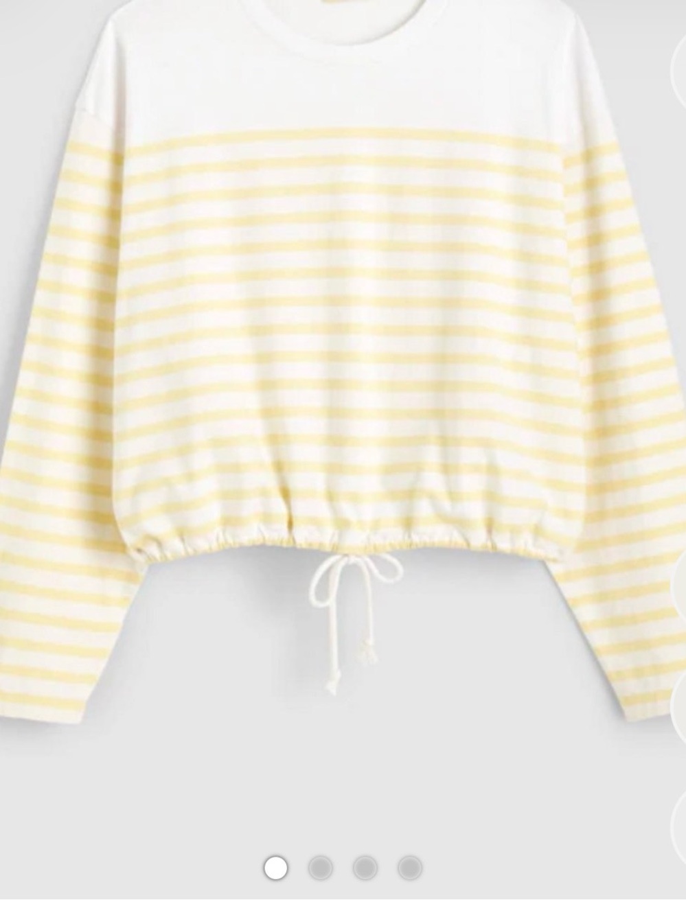 Madewell The Perfect Tie-waist tee in All day Jersey